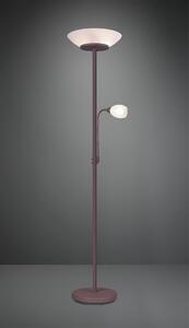 Stojatá lampa GERRY hrdza 1/E27 + 1/E14, H180cm