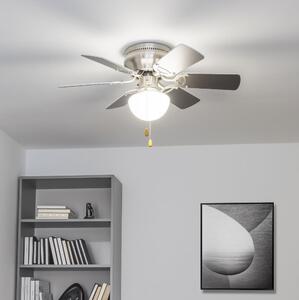 ZEVENTI - Stropný ventilátor GALDANA 1xE27/60W/230V šedá/biela