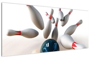 Obraz - Bowling (120x50 cm)