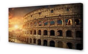 Obraz na plátne Rome Colosseum pri západe slnka 100x50 cm