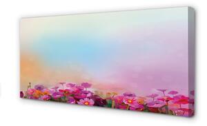Obraz canvas kvety neba 100x50 cm