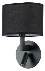 Brilagi - LED nástenné svietidlo DAYA 1xE14/40W/230V + LED/3W čierne