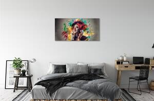 Obraz canvas Klaun farba poznámky 100x50 cm