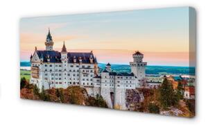 Obraz na plátne Nemecko Castle jeseň Munich 100x50 cm