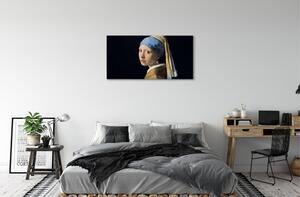 Obraz canvas Art Dievča s perlou 100x50 cm