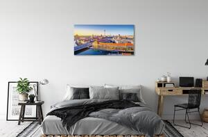 Obraz na plátne Berlín riečny mosty 100x50 cm