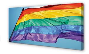 Obraz canvas farebné vlajky 100x50 cm