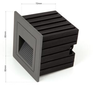 Orion AL 11-1217 - LED vestavné svietidlo LORO LED/2W/230V IP65 antracit