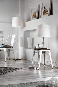Stolná lampa AMSTERDAM Chrome / White