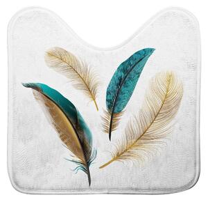 Biela WC kúpeľňová predložka 45x45 cm Plumiss – douceur d'intérieur
