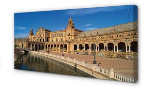 Obraz na plátne Spain Old Market City 100x50 cm