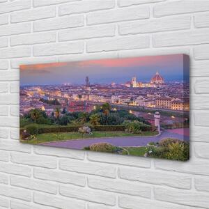 Obraz na plátne rieka Taliansko Panorama 100x50 cm