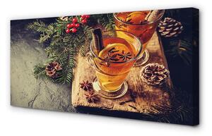 Obraz canvas Zimné čaj klinček 100x50 cm