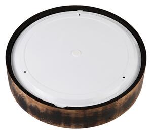 Stropné kúpeľňové svietidlo OAK SMOKY 3xE27/15W/230V IP54, 37,5 cm, dub/hnedá