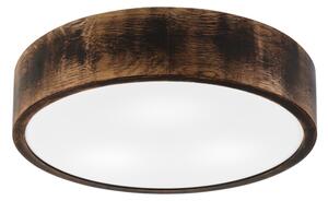 Stropné kúpeľňové svietidlo OAK SMOKY 3xE27/15W/230V IP54, 37,5 cm, dub/hnedá