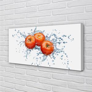 Obraz canvas paradajky voda 100x50 cm