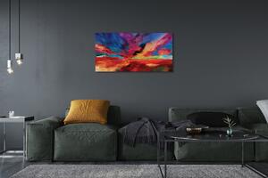 Obraz na plátne farebné fraktály 100x50 cm