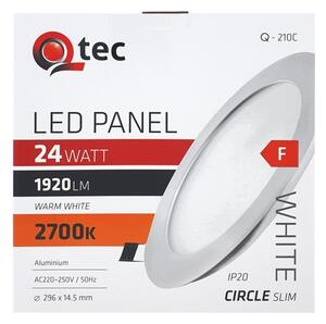 LED Podhľadové svietidlo QTEC LED/24W/230V 2700K