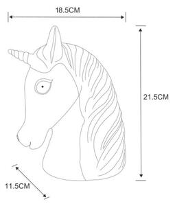 Globo 28052 - LED detská nočná lampa UNICORN LED/1W/USB/3xAA