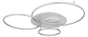 Globo 48466-70A - stmievateľné LED stropné svietidlo INVERTINA LED/70W/230V strieborné + diaľkové ovládanie