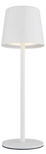 Globo 58482W-LED Stolná lampa VAN. 2W/5V 2200mAh IP44 biela, stmievateľná, nabíj