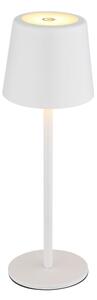 Globo 58482W-LED Stolná lampa VAN. 2W/5V 2200mAh IP44 biela, stmievateľná, nabíj