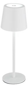 Globo 58482W-LED Stolná lampa VAN. 2W/5V 2200mAh IP44 biela, stmievateľná, nabíj