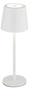 Globo 58482W-LED Stolná lampa VAN. 2W/5V 2200mAh IP44 biela, stmievateľná, nabíj