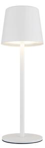 Globo 58482W-LED Stolná lampa VAN. 2W/5V 2200mAh IP44 biela, stmievateľná, nabíj