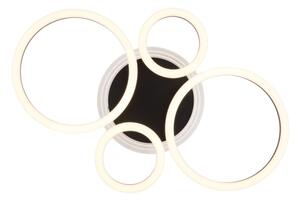 Globo 48039-40 - LED stropné svietidlo LORETTA LED/40W/230V pr. 35,5x53 cm čierne