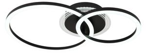 Globo 48039-30 - LED stropné svietidlo LORETTA LED/30W/230V pr. 33x50 cm čierne