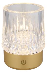 Globo 21044 - LED stmievateľná dotyková stolná lampa LIZZY LED/1W/5V 1200 mAh zl
