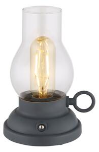 Globo 58016A - LED stmievateľná stolná lampa PETRO 1W/3,7V 1200 mAh antracit