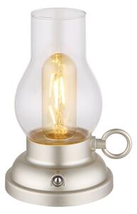 Globo 58016CH - LED stmievateľná nabíjacia stolná lampa PETRO LED/1W/3,7V/1200mA