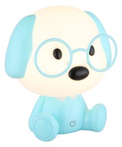 Globo 21761B - LED stmievateľná detská lampička PUPPY 1W/5V 500mAh modrá