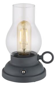 Globo 58016A - LED stmievateľná stolná lampa PETRO 1W/3,7V 1200 mAh antracit