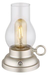Globo 58016CH - LED stmievateľná nabíjacia stolná lampa PETRO LED/1W/3,7V/1200mA