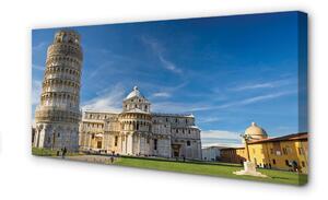 Obraz na plátne Italy Šikmá veža katedrály 100x50 cm