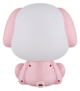 Globo 21761P - LED stmievateľná detská nočná lampa PUPPY 1W/5V 500 mAh ružová
