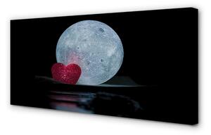 Obraz canvas srdcom Mesiaca 100x50 cm