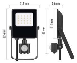 LED reflektor VISIO 10W 230V 4000K IP65 so senzorom