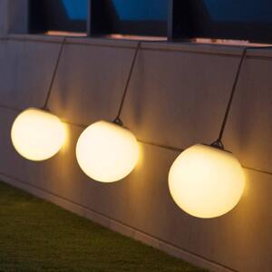 Dekoratívne svetlo Newgarden Norai LED s dobíjacou batériou, sivé