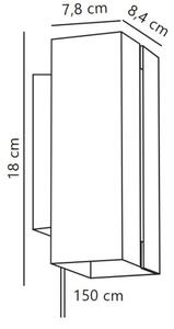 Nordlux - LED stmievateľné nástenné svietidlo CURTIZ 2xLED/4,5W/230V biele
