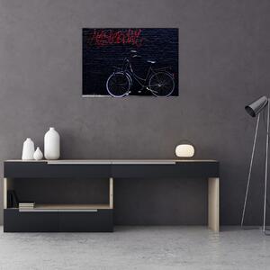 Obraz bicykla v Amsterdame (70x50 cm)
