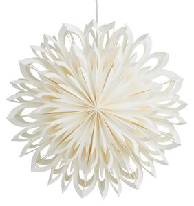 Závesná svietiaca hviezda Clara white 50 cm