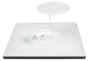 LED kúpeľňové stropné svietidlo NIVERA LED/12W/230V IP54 22,5x22,5 cm čierne