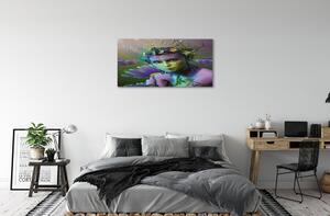 Obraz canvas Elf žene kvety 100x50 cm