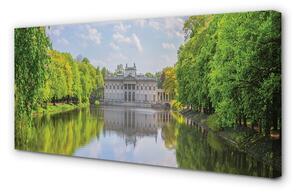 Obraz na plátne Varšavský Palác lesného jazera 100x50 cm