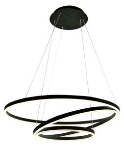 LED2 3271133DT CIRCLE 3 P-Z závesné svietidlo čierne stmievateľné