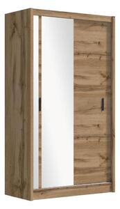 Šatní skriňa so zrkadlom SABRINA 150x215 cm dub woltan